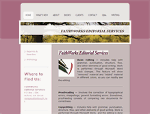 Tablet Screenshot of faithworkseditorial.com